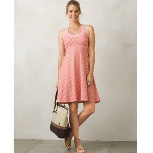 Prana Cali Dress in Summer Peach Botanical